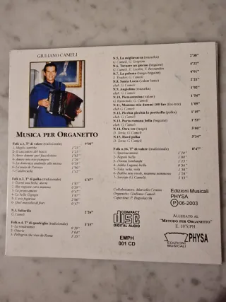 G. CAMELI - Metodo per Organetto diatonico + CD