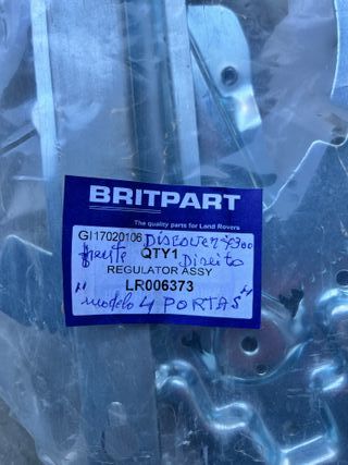 Elevador Vidro Direito LR Discovery 1 - 4 portas