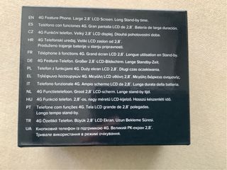 Panasonic KX-TF600EXBs Teléfono Móvil 4G