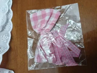 Vestito cane a quadri rosa e bianco