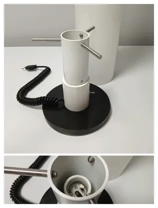 72CM LAMPARA PIE O SOBREMESA CRISTAL