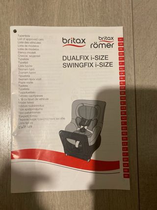 Silla de coche Britax Romer I-Size giro 360º