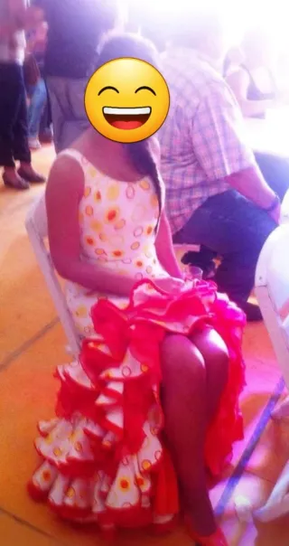 Traje de flamenca con volantes