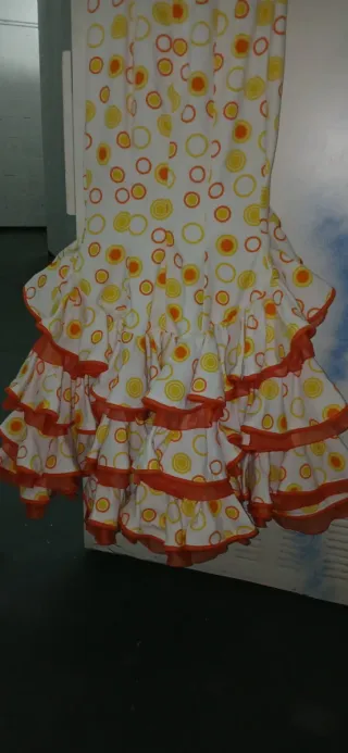 Traje de flamenca con volantes