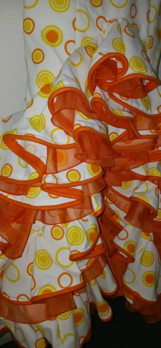 Traje de flamenca con volantes