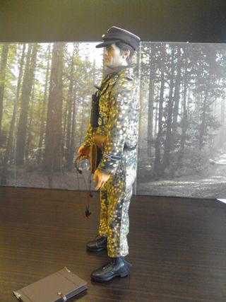 FIGURE PANZER TOTENKOPF, CAMO, 1/6 DID, WW2.