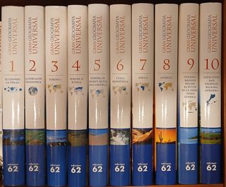 GRAN GEOGRAFIA UNIVERSAL - 10 TOMS - EDICIONS 62