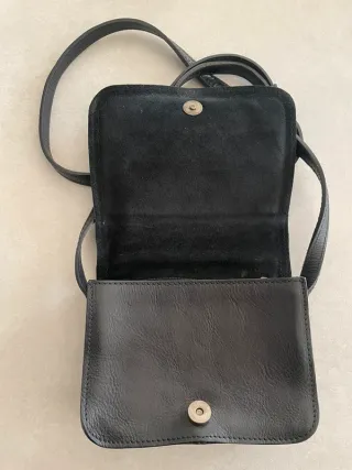 Borsetta Vera Pelle nera