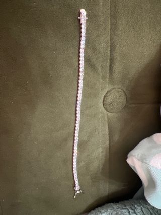 Bracciale Tennis Acciaio 16,50 cm Nuovo