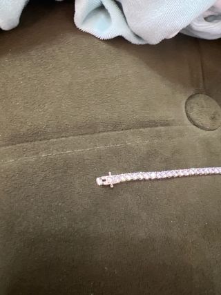 Bracciale Tennis Acciaio 16,50 cm Nuovo