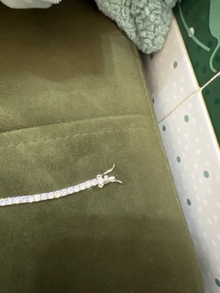 Bracciale Tennis Acciaio 16,50 cm Nuovo