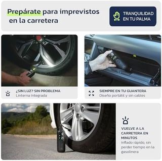 Inflador Eléctrico Portátil Coche y Bici