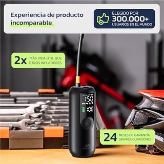 Inflador Eléctrico Portátil Coche y Bici