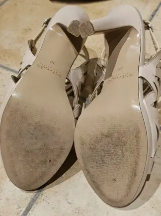 Sandalo Donna Beige Estrada