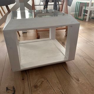 Dos mesas de centro Banak madera y cristal