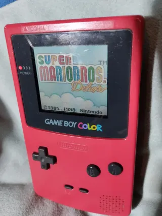 Game Boy Color Rosso + 4 Giochi