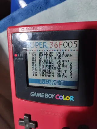 Game Boy Color Rosso + 4 Giochi