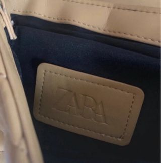 Bolso Zara Mostaza Cadena Dorada