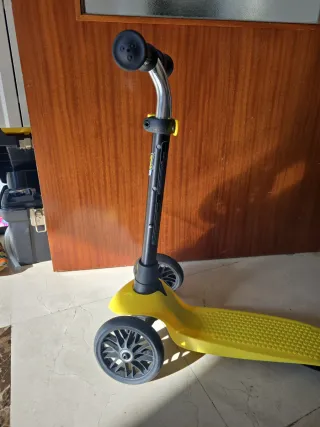 Patinete infantil 3 ruedas amarillo