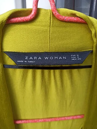 Camisa Zara raso verde