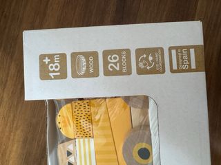 Tren de madera Wild Animals