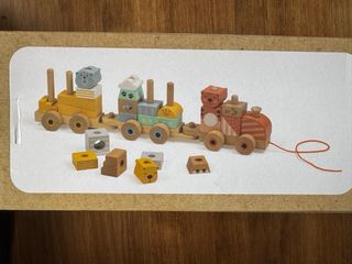 Tren de madera Wild Animals