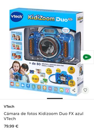 Cámara Infantil VTech Kidizoom Duo FX Azul