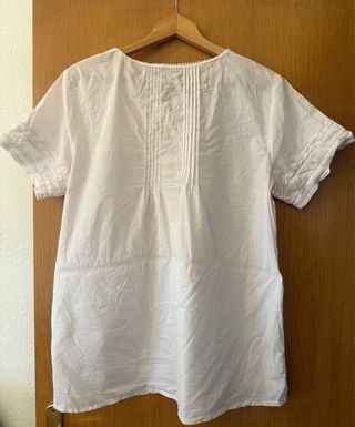 Blusa blanca Boteli