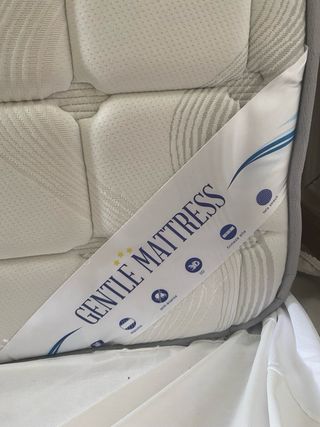 Cama Litera Triple LUFE Blanca con colchones