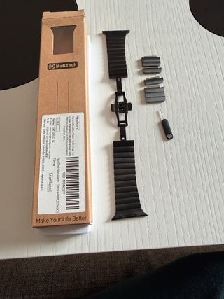 Bracciale a maglie per Apple Watch Nero