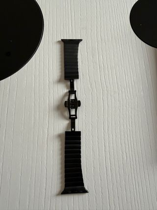 Bracciale a maglie per Apple Watch Nero