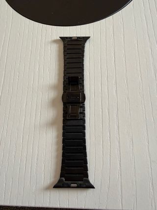 Bracciale a maglie per Apple Watch Nero