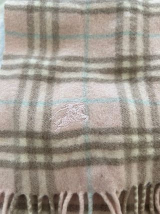 Bufanda Burberry Rosa Palo