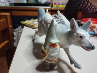 David lo gnomo con lupo