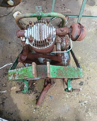 Compresor industrial con ventilador