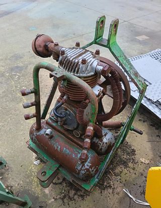 Compresor industrial con ventilador