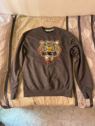 Sudadera Kenzo Tigre Gris Multicolor