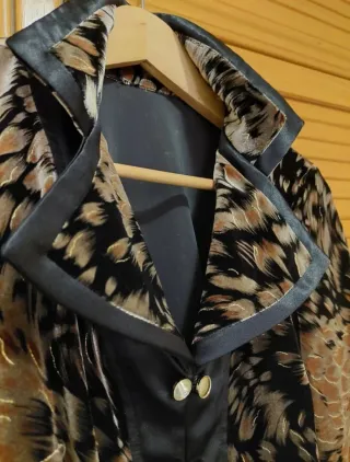 REBAJADA! Blusa vintage terciopelo transparencia