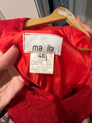 Vestido fiesta/boda Manila Talla 46