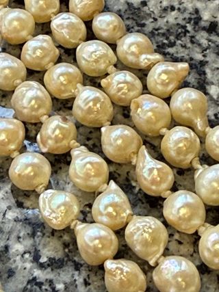 Conjunto Vintage Perlas Barrocas - Plata y Oro 18k