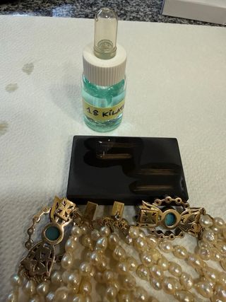 Conjunto Vintage Perlas Barrocas - Plata y Oro 18k