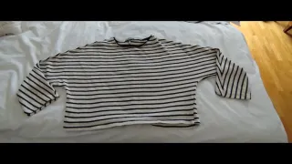 Camiseta rayas azul y blanca