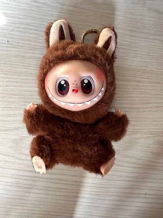 Labubu Marrón POP MART Llavero Original