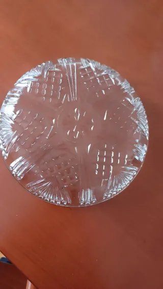 Set 6 Piatti Vetro Decorati