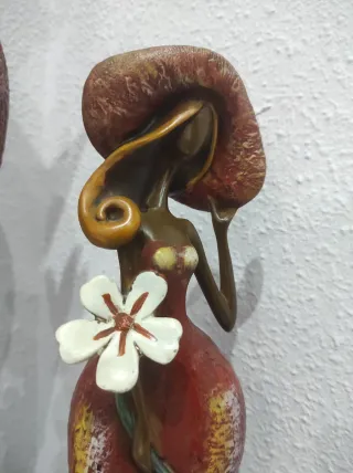 Pareja Figuras Decorativas Estilo Moderno/Etnico