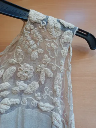 Camiseta Sfera Talla S Encaje Transparente