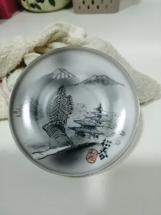 Juego de té porcelana oriental