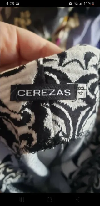 Vestido estampado talla 46