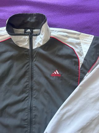 Chándal Adidas Hombre Negro y Gris