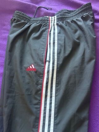 Chándal Adidas Hombre Negro y Gris